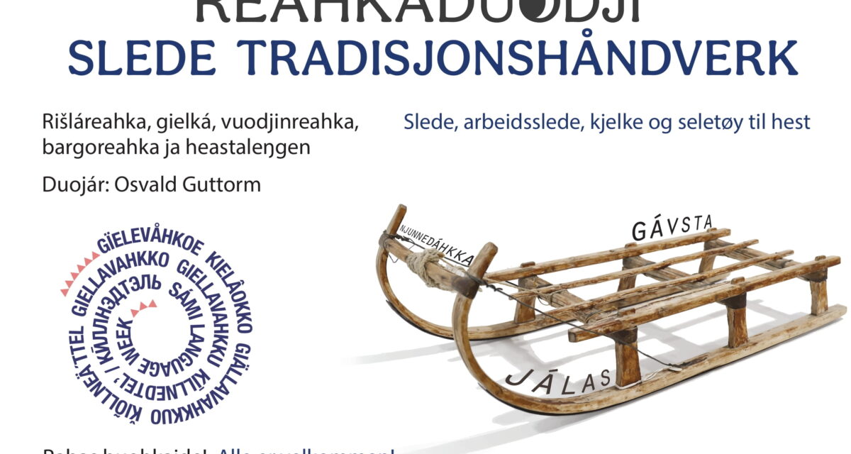 REAHKADUODJI – Sámi giellavahku doalut REAHKADUODJI – Sámi giellavahku doalut