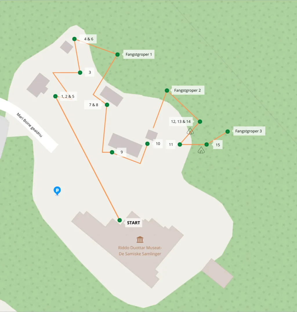 VAPPUS-nummerering av bygninger på Friluftsmuseet