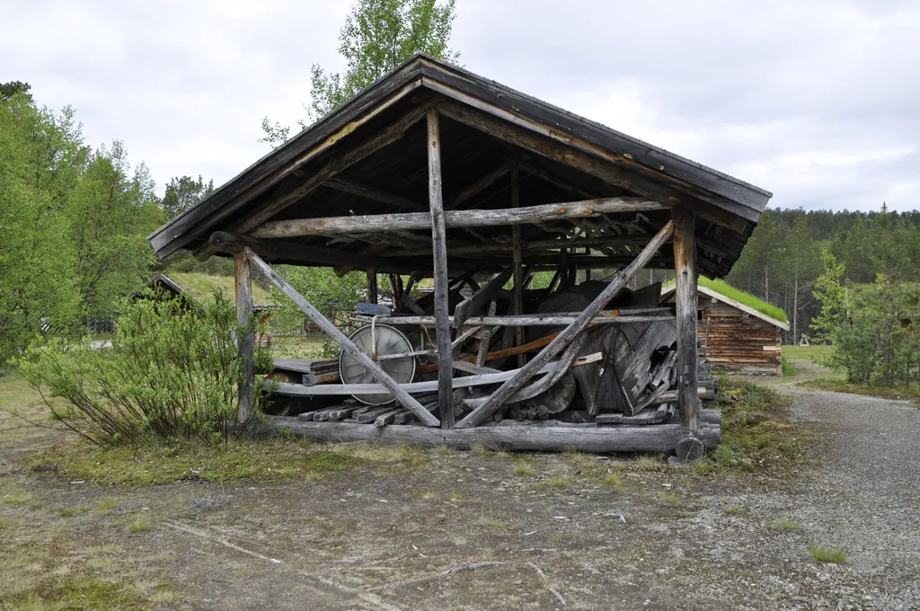 Et skjul.